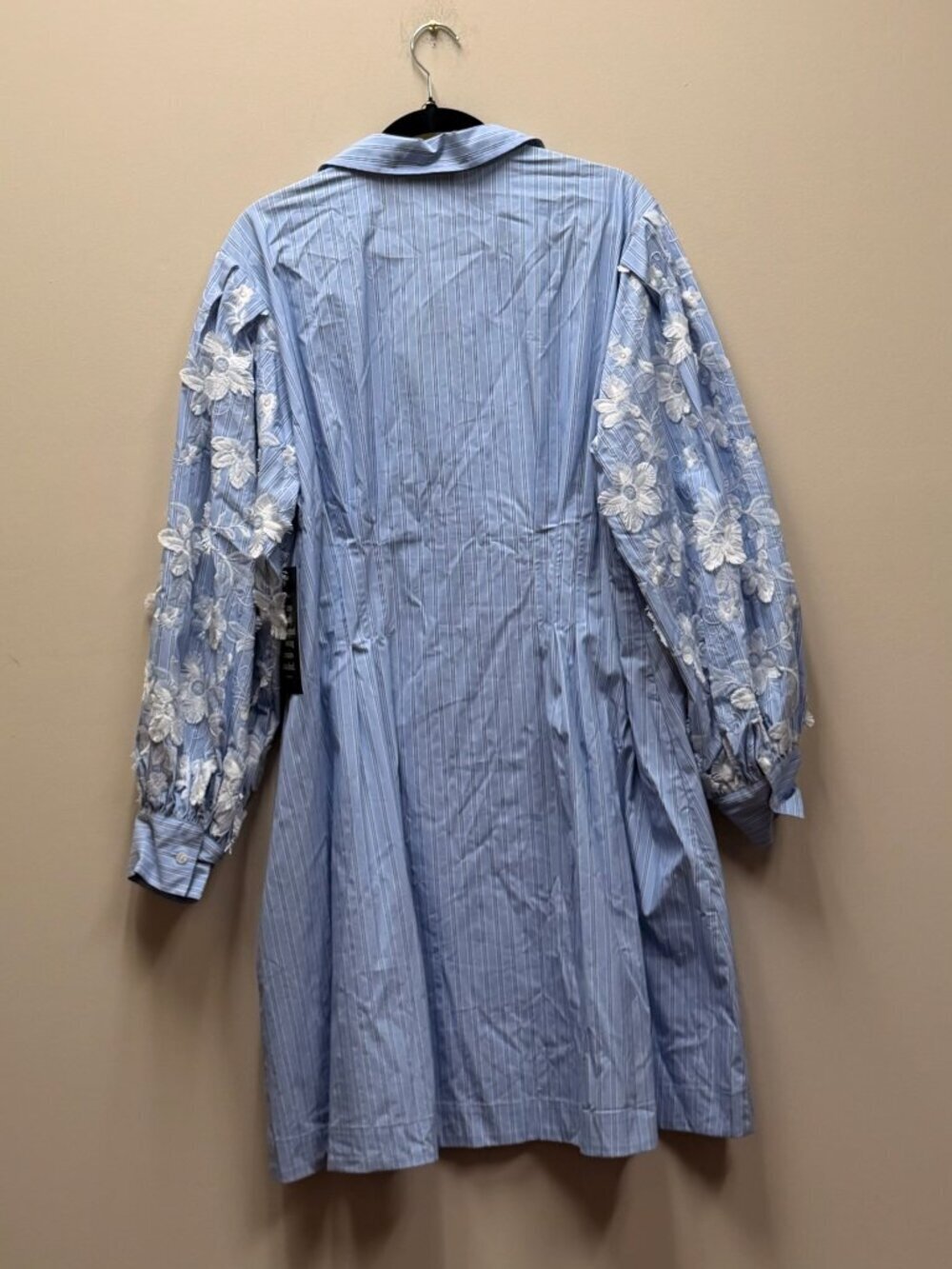 TUCKERNUCK Blue Stripe Embroidery Mini Corinne Dress Size XXXL NWT - Picture 10 of 10